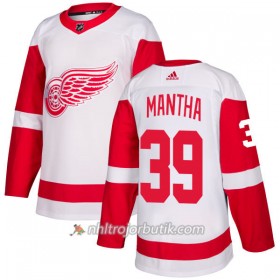 Män Ishockey Detroit Red Wings Tröja Anthony Mantha 39 Adidas 2017-2018 Vit Authentic